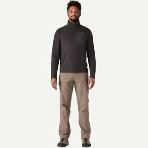 Patagonia Men's R1® Air Fleece Zip-Neck Pullover Black Size Small Slim Fit